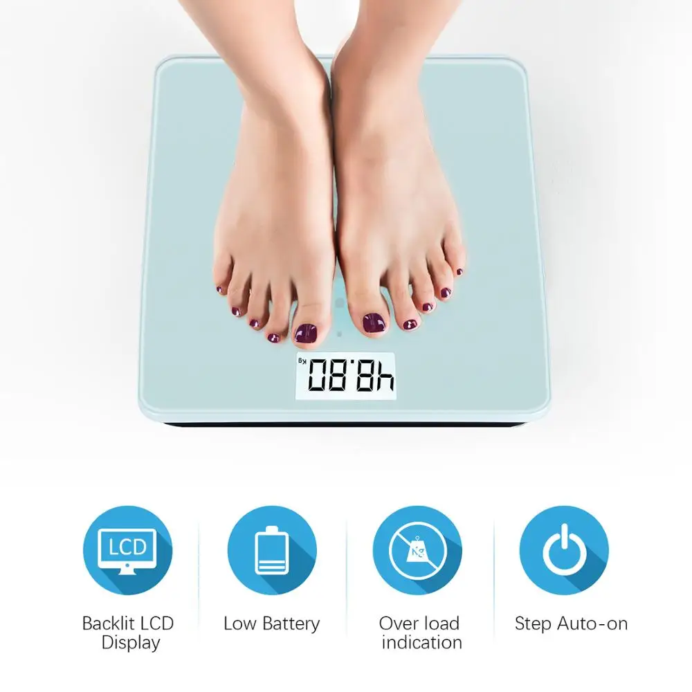 

Bathroom Weight Scale Smart Electronic LED Digital Weight Body Fat Scales Digital Weight Smart Bluetooth Scale #40