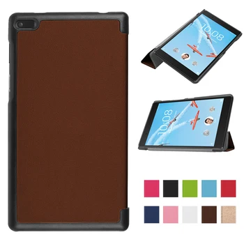 

3 Fold PU Leather Case Cover For Lenovo Tab 4 Tab4 Essential TB-7304 TB-7304F TB-7304I TB-7304X 7.0 Tablet Case