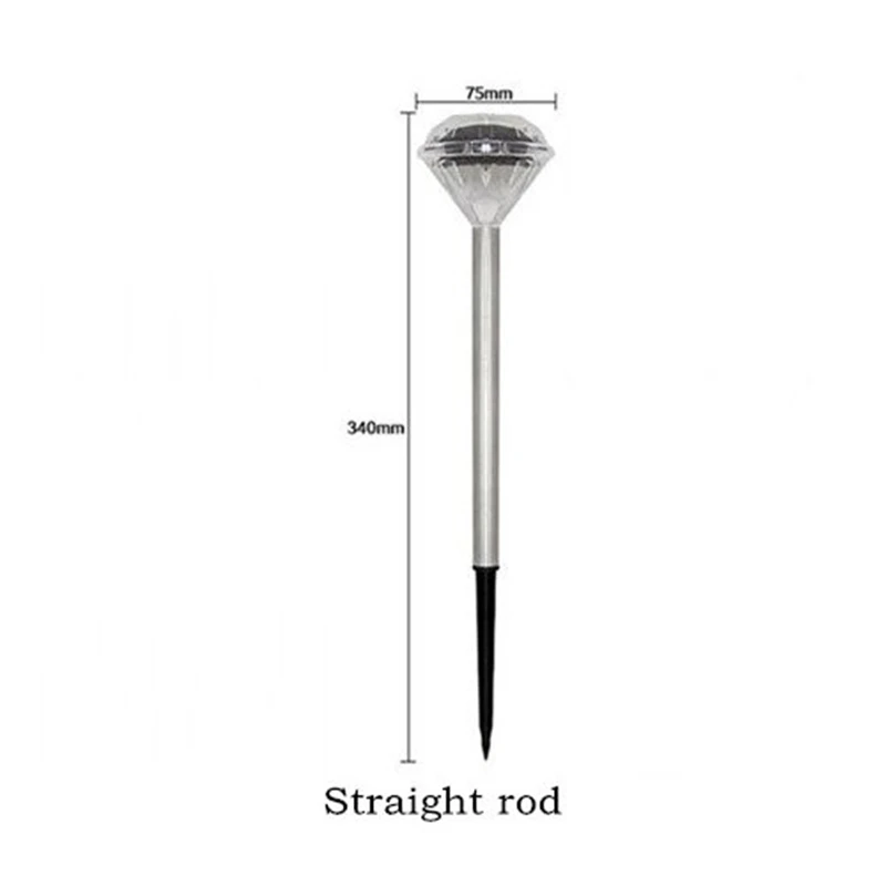 Lâmpadas Solares 4 pcs estilo diamante lâmpada Protection : Ip65