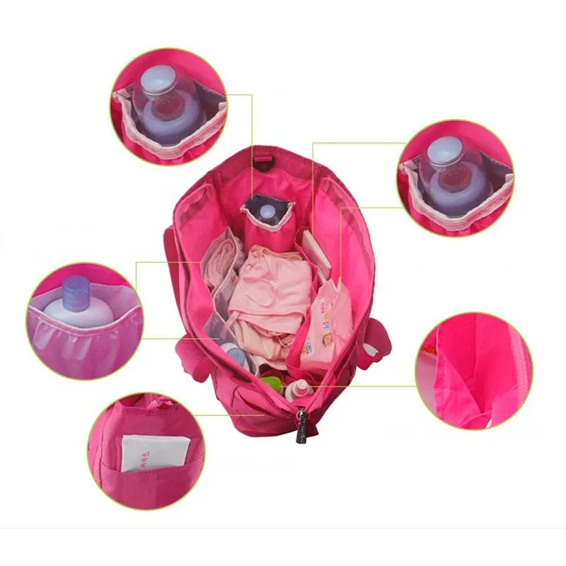 Brand New Fashion Diaper Bags Hot Mummy Infanticipate Mummy Babies Bags Nappy Bags Mutil-function Mother Baby Tote Milk Box Bags03