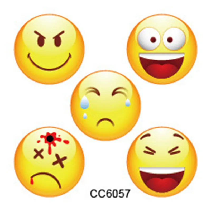 

1 Pcs Color Emojis Nail Sticker Nail Art Sticker Set Black Lace Gold Glitter Flower Water Decal Slider Wraps Decor Manicure AS8