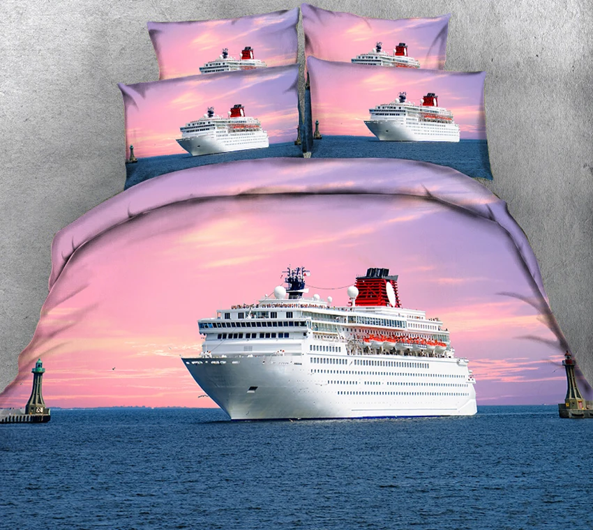 2018 роскошный комплект постельного белья для подростков 3D Комплект близнецов с