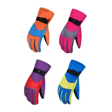 4 цвета перчатки для сноуборда, лыж Снегоход Мотоцикл езда Зимние Перчатки Водонепроницаемые зимние перчатки унисекс