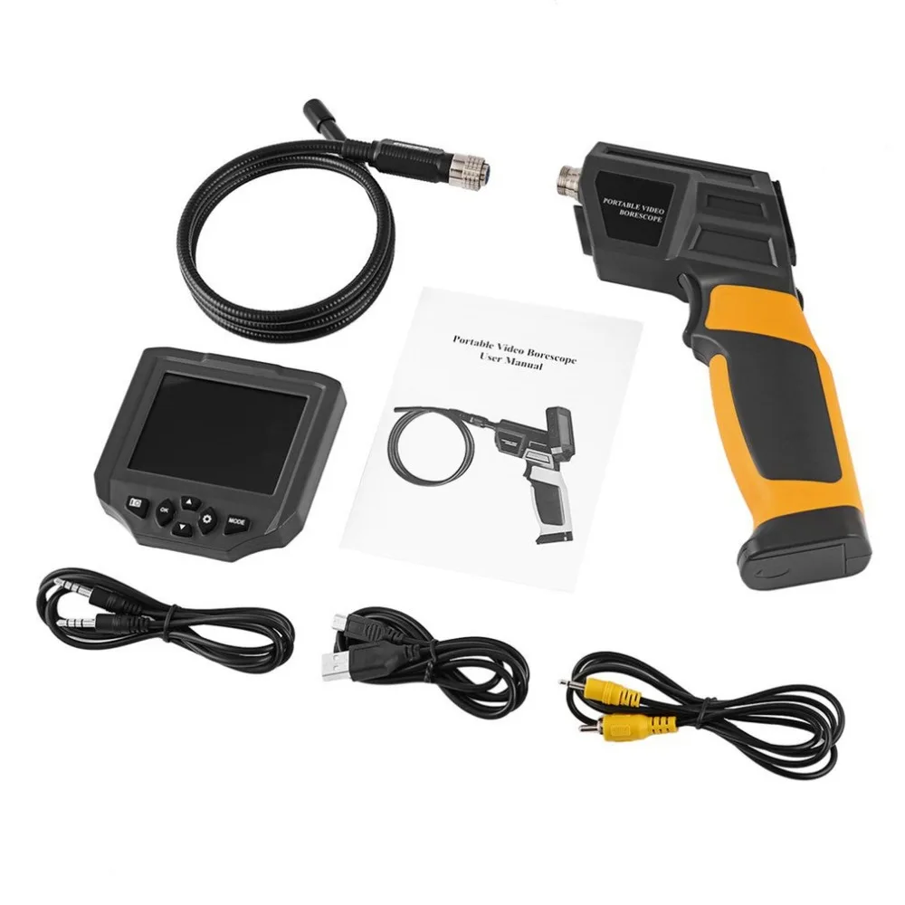 

LCD Industrial Endoscope Portable Digital Wireless Recordable Video Borescope