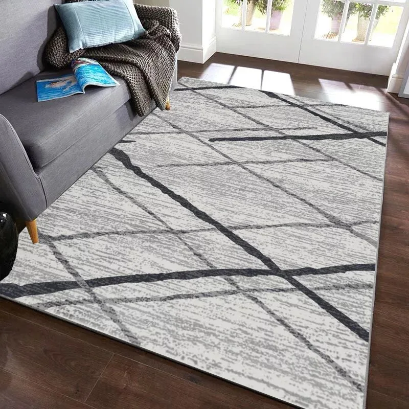 

High Quality Abstract Geometric Pattern RDecoartive For Living Room Bedroom Anti-slip Floor Mat Fashion Kitchen Carpet Area Rugs