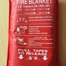Пожарное одеяло для пожаротушения и спасания дома 1,8*1,8 метров