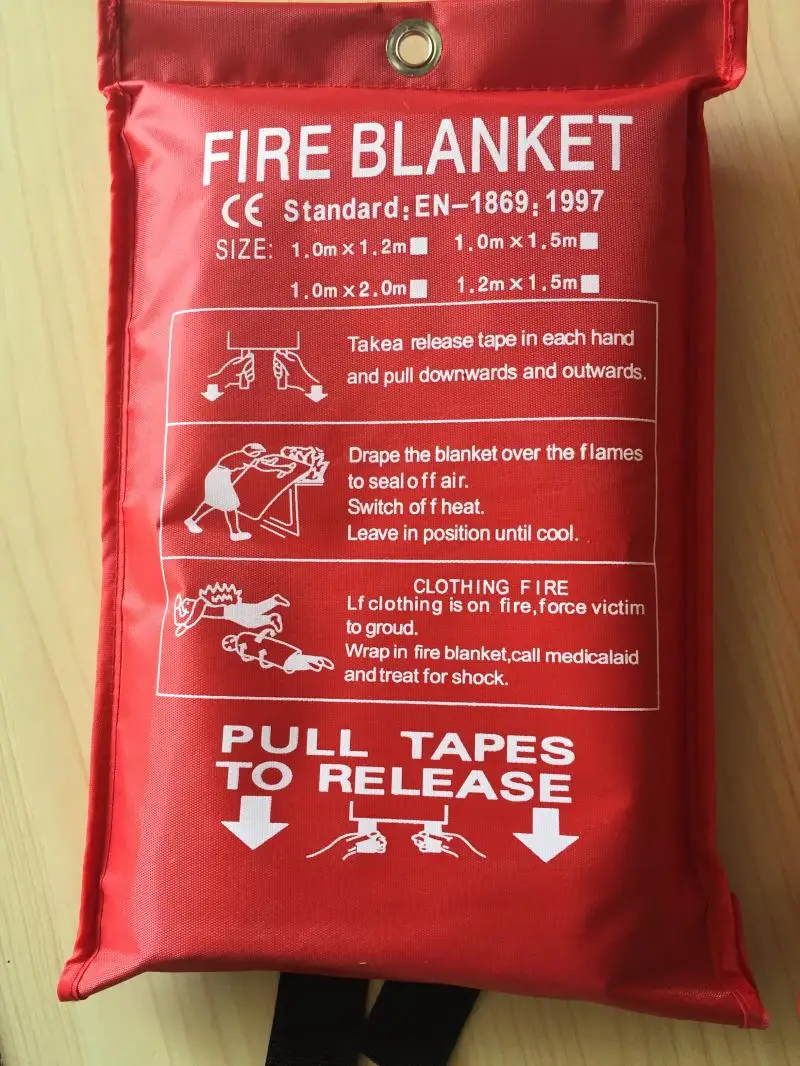 

Fire Blanket for Fire fighting and Home Rescue 1.8*1.8meters