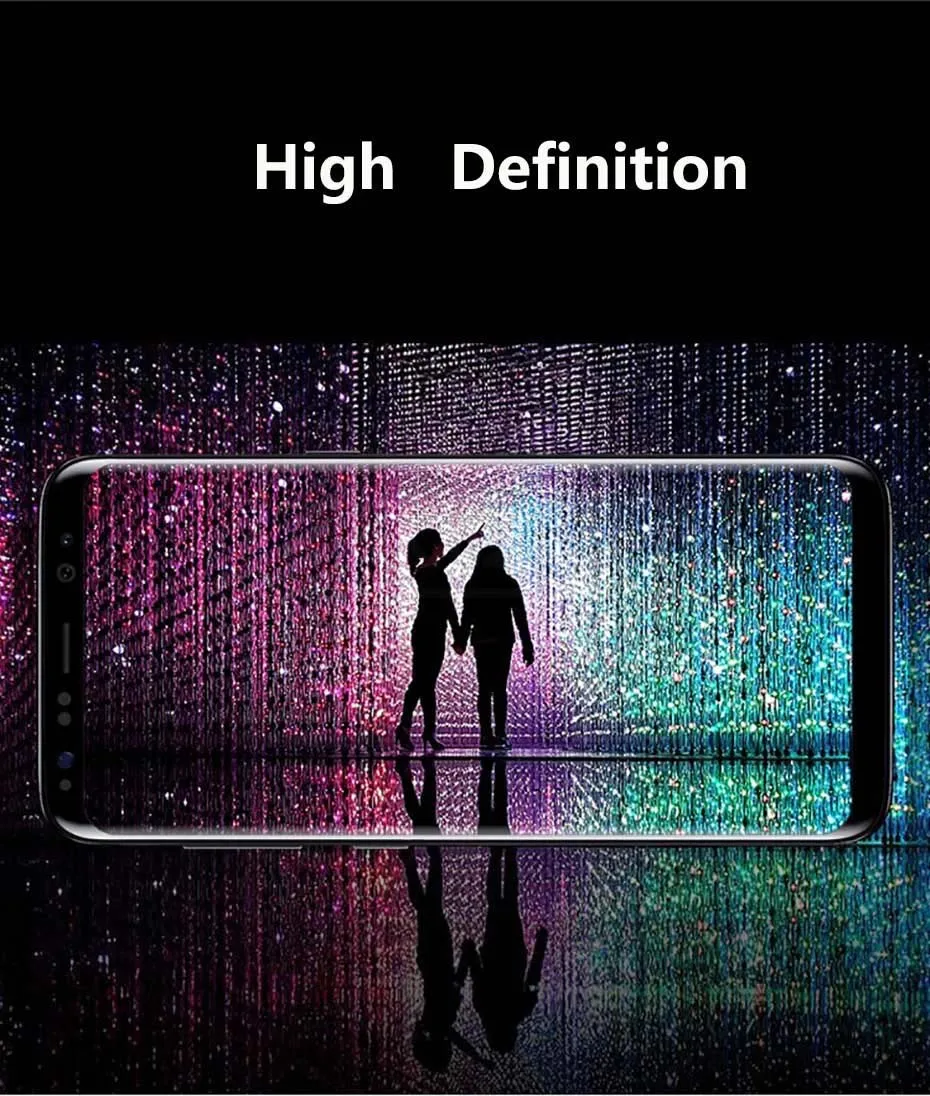 YAMIZOO For Samsung Galaxy s8 s9 Plus Tempered Glass 3D Full Screen Protector Protective Glass For Samsung s8 s9 Note 8 9 Glass  (2)