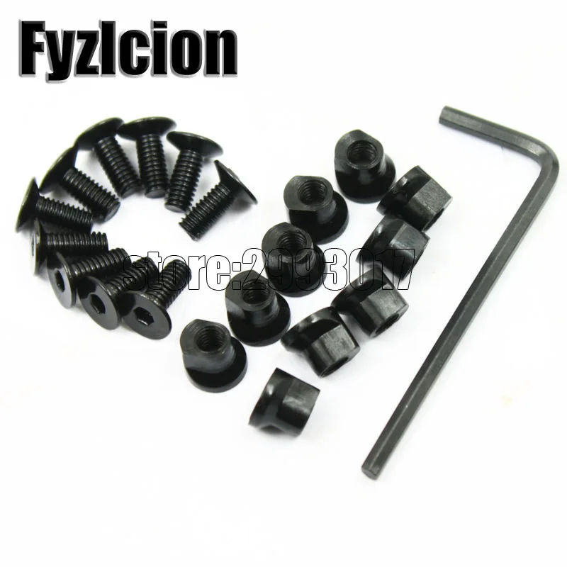 

10 Pieces of M-LOK Screw and Nut Replacement for MLOK Handrail Part Hunting