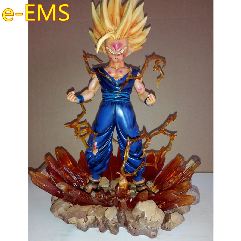 

Dragon Ball Z Battle Damage Super Saiyan Son Gohan Resin Statue Decoration Action Figure Model Toy G2278