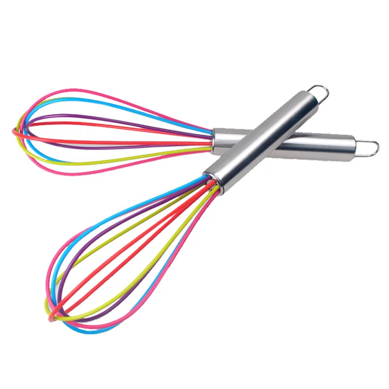 New Style Silicone Egg Beaters Kitchen Tools Hand Egg Mixer Cooking