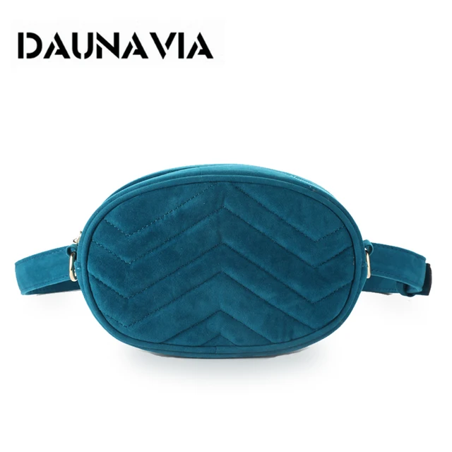 DAUNAVIA Waist Bag Women Waist fanny Packs belt bag luxury brand bags for women 2019 new fashion high quality corduroy waist bag