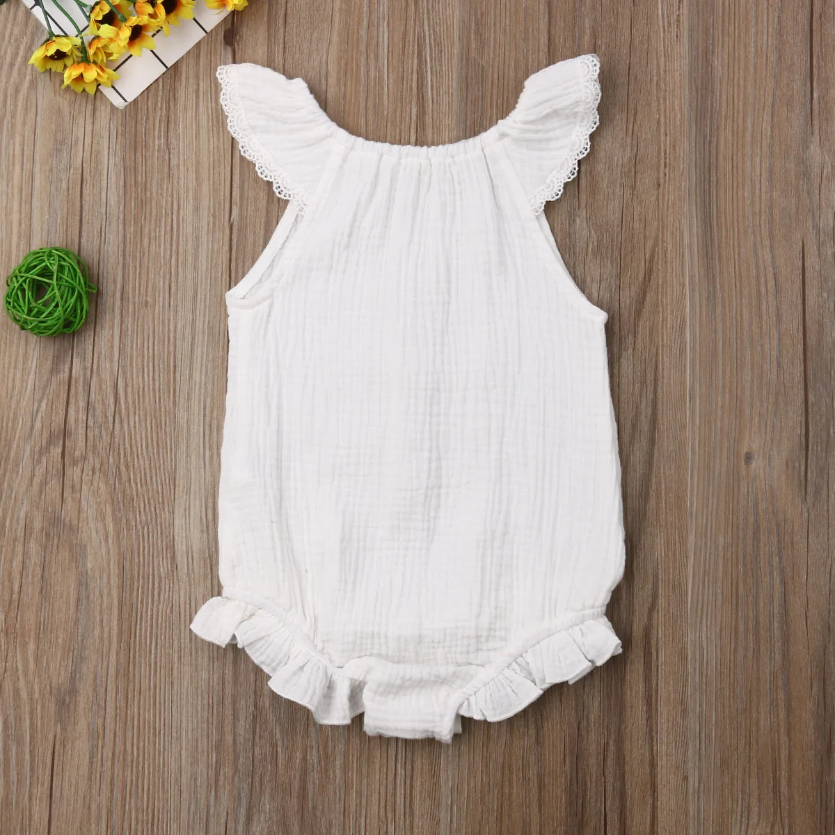 Модное милое боди Emmababy однотонный комбинезон для новорожденных девочек с