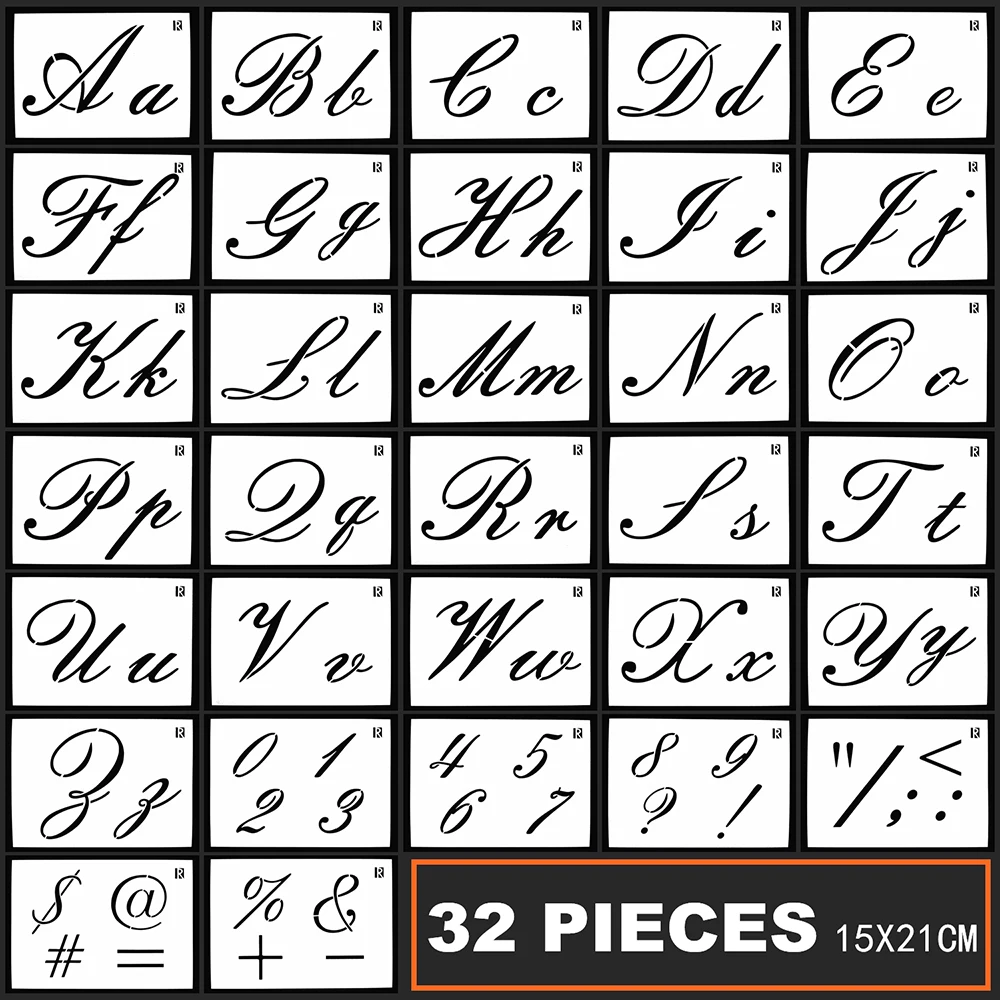 Coffee Stencils 2019 New 32pcs/set Reusable Stencil Airbrush Painting Art DIY Home Decor Scrap booking Album Crafts Coffee Stencils 2019 New 32pcs/set Reusable Stencil Airbrush Painting Art DIY Home Decor Scrap booking Album Crafts