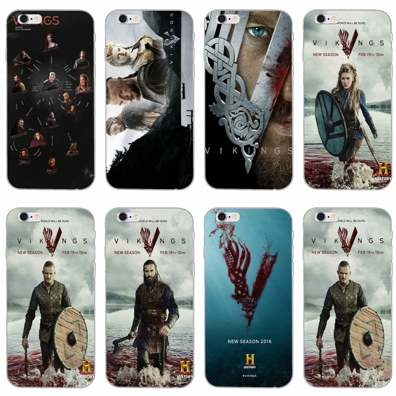 tv vikings season 3 poster slim silicone Soft phone case ...