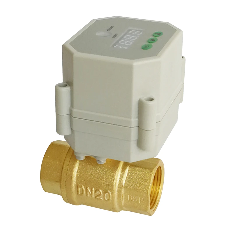 3/4'' brass time control electric valve, AC110V 230V electric timer