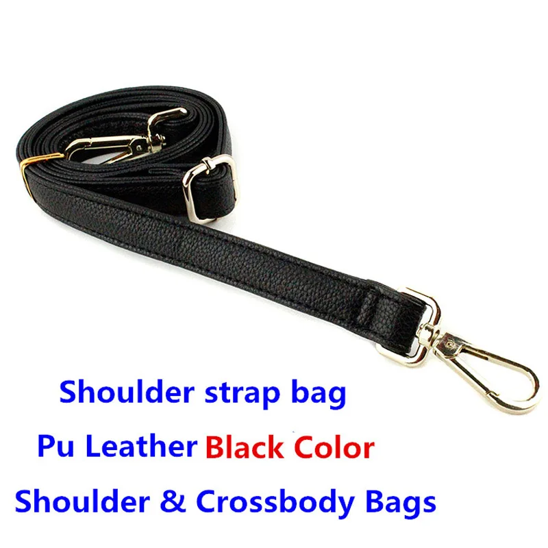 Detachable Replacement Women Girls Pu Leather Bag Strap Belt Shoulder Bag Accessories Belts Long Handbag Band