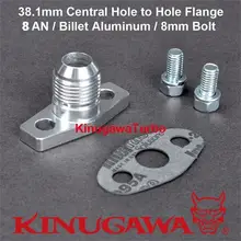 Kinugawa Turbo Oil Return Flange Kit 8AN for Garrett GT28 GT30 GT35 Ball Bearing