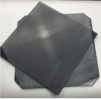 

3D printer, heated bed platform, glass carbon, silicon crystal, 3M glue, avoid edge raising