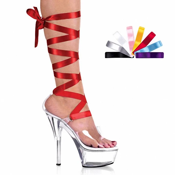 15cm Ultra High Heels Shoes Crystal 