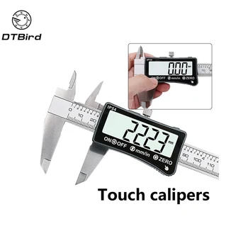 

Stainless Steel 150mm Digital Caliper IP54 Coolant Proof Digital Caliper Full Screen LCD Display