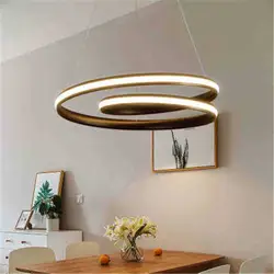Скандинавский Лофт искусство спираль Led подвесной светильник креативные модные круглые гостиной кухня спальня лампа для столовой