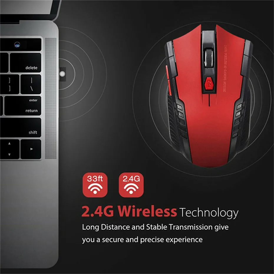 Basix 2.4GHz Wireless Optical Mouse Gamer7