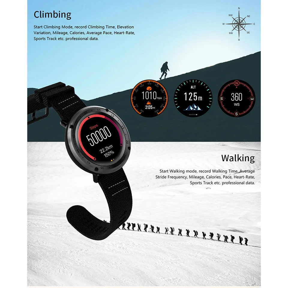 TimeOwner L19 Смарт часы gps наручные Мульти Спорт режим Водонепроницаемый MTK2503 Тесты