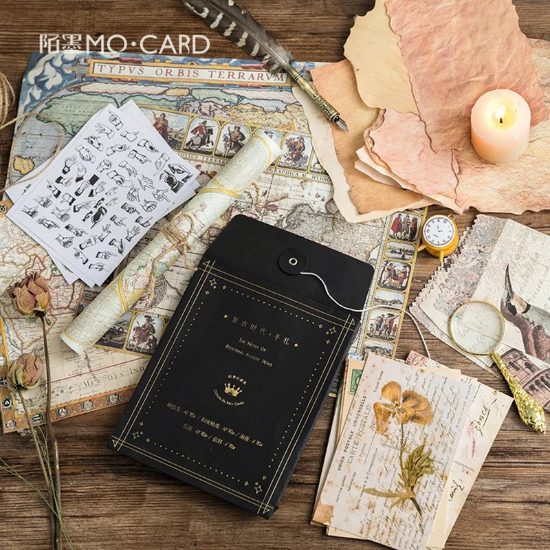 39 ⑤ упак. винтажная старая открытка с памятью модная Рождественская Подарочная