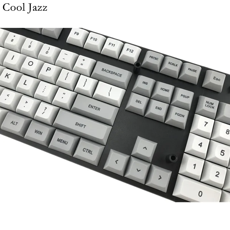 Cool Jazz DSA dye сублимационная pbt 108 клавиатура Kailh Gateron Cherry mx Переключатель Гранитная