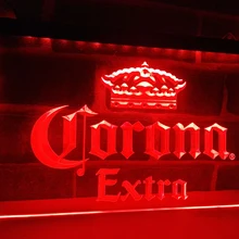 LE013-Corona дополнительный пивной бар паб кафе светодиодный неоновый светильник Знак Домашний Декор ремесла