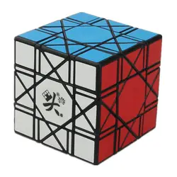 Новое поступление Даян Багуа Magic Cube Скорость Cube 6 оси 8 разряда черный, белый цвет Скорость Логические Кубики Игрушки для детей