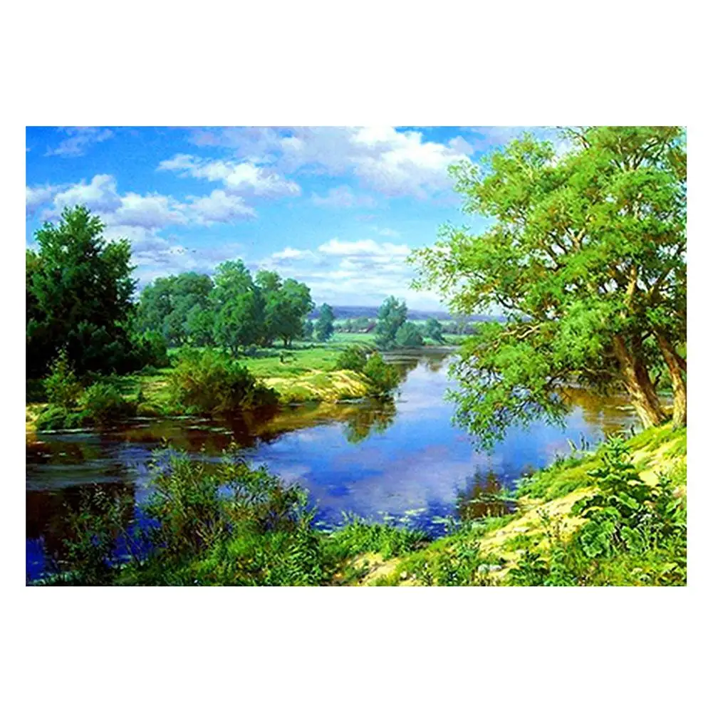 

Hot Creek Tree 5D Full Diamond Painting DIY Embroidery Cross Stitch Home Wall Decor