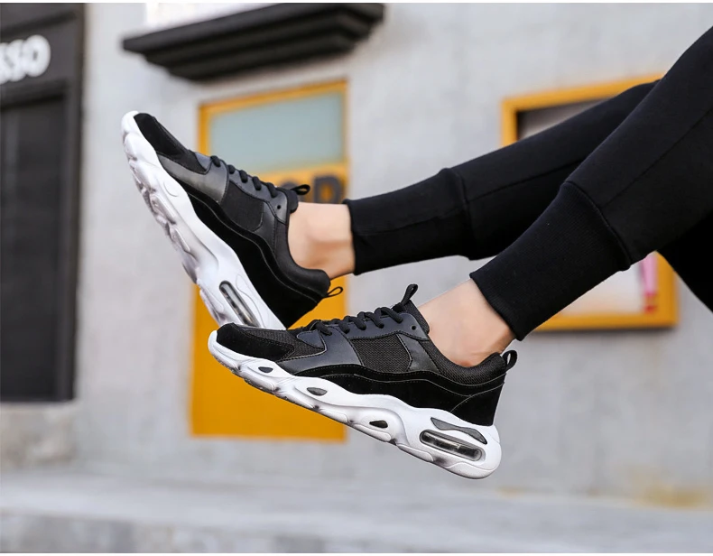 Men's Chunky Trainers Sneaker Dad Shoes High Platform Shoes Men Sneakers Classic Brand Black And White Sneakers Men Platform New (11)