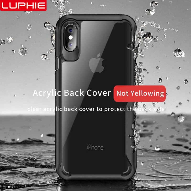 Противоударный защитный чехол для iPhone XR XS 8 7 Plus прозрачный из ТПУ 6 6S 5 Max роскошный