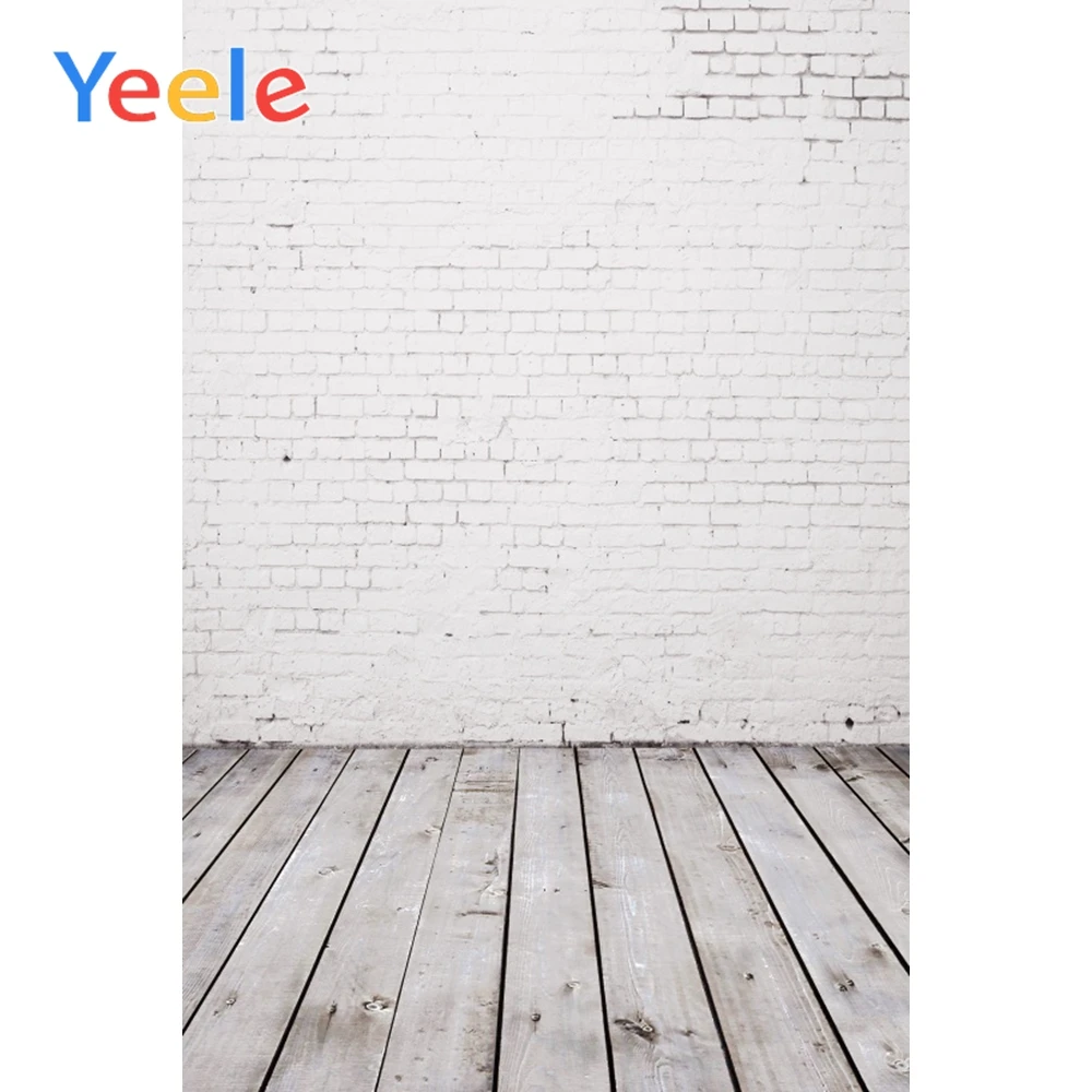 

Yeele Brick Wall Wooden Floor Baby Doll Party Portrait Child Scene Photography Backgrounds Vinyl Backdrop Props For Photo Studio