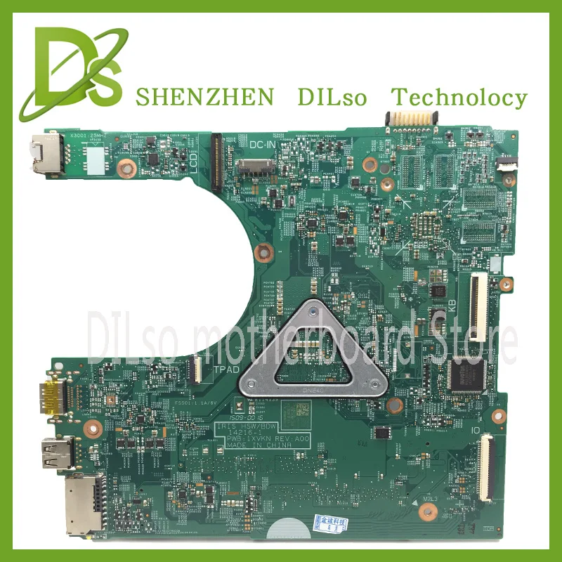 KEFU 14216-1 3458 motherboard for Dell Inspiron 3558 3458 laptop motherboard I5 cpu PM  Mainboard original Test