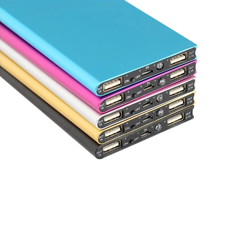 Ultra-thin Power Bank 20000mAh Dual USB Powerbank External Battery For Phones Tablets Portable Mobile Battery Charger Poverbank