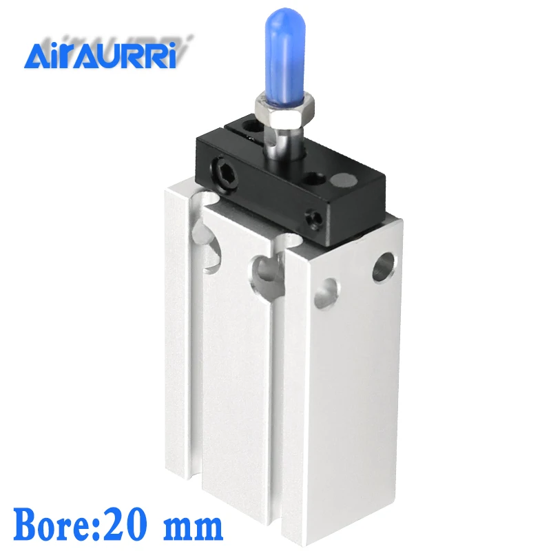 

Bore stroke 20-5 10 15 20 25 30 40 50mmCUK/CDUK Non-rotating piston rod Double acting single rod Free Mount Cylinder