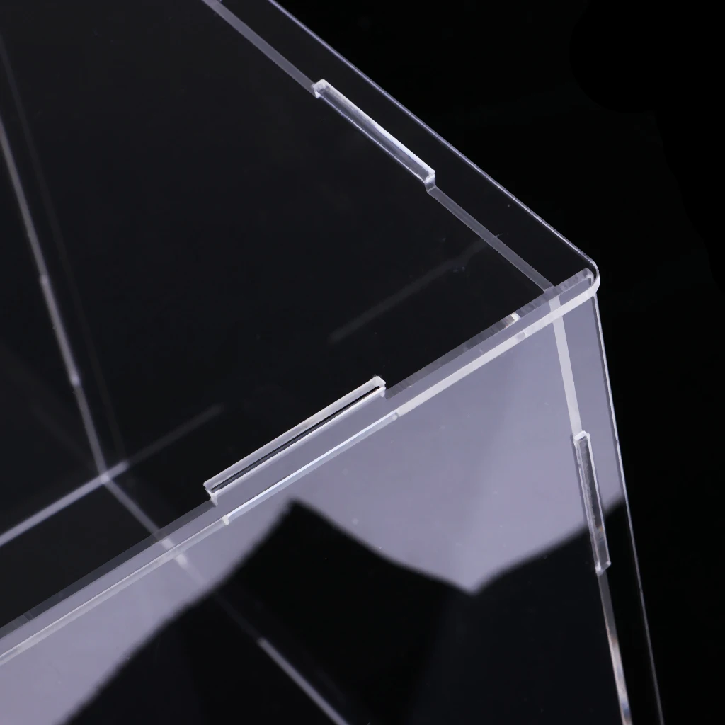 Modern Acrylic Toy Display Show Case Dustproof Box Large Ornament Protection Tool 32x25x25cm