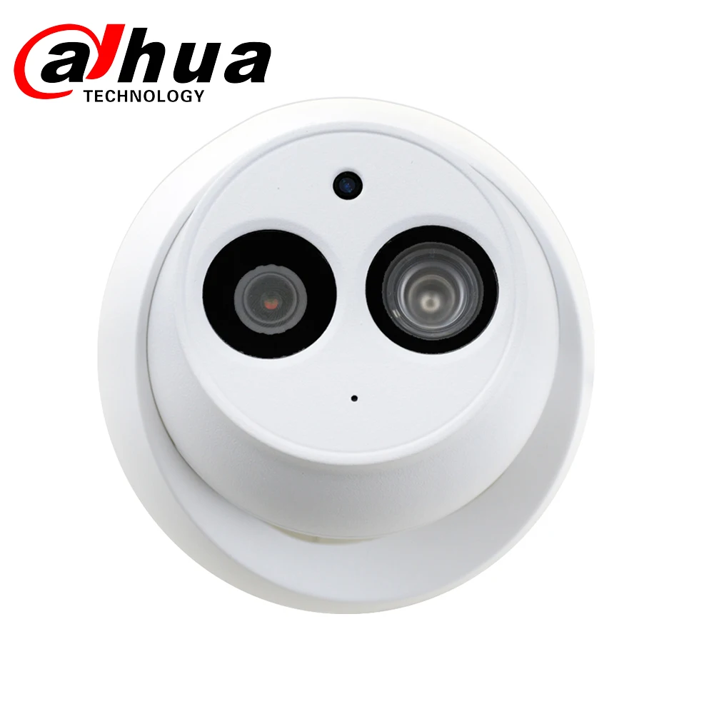 Dahua IP купольная камера безопасности DH-IPC-HDW4631C-A 6MP CCTV IR30M ночного видения Встроенный микрофон IP67 камера видеонаблюдения ONVIF для дома