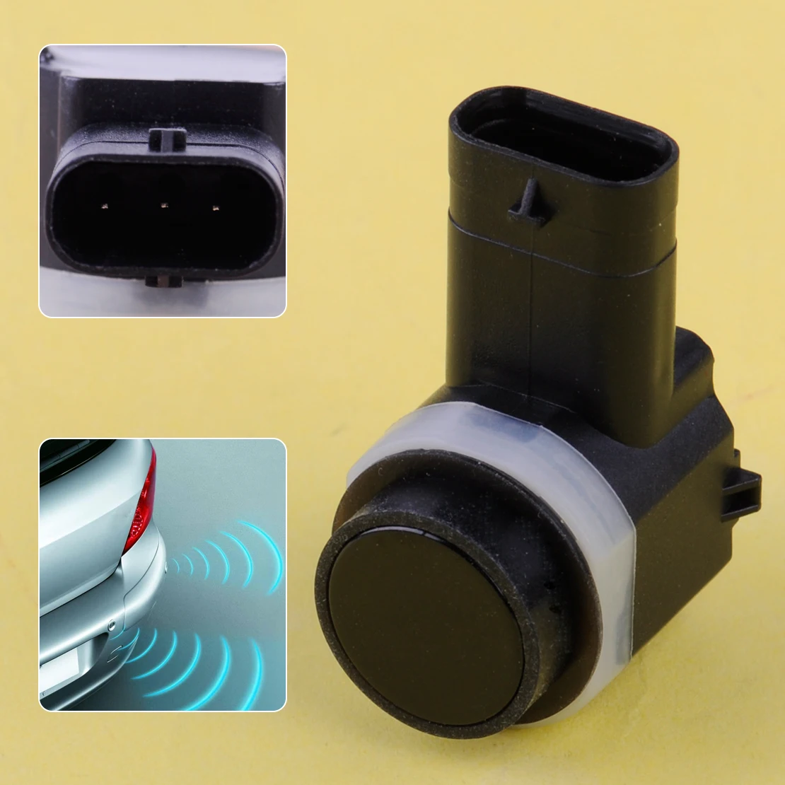 

DWCX 3 Pin PDC Ultrasonic Parking Assist Sensor 31341633 28431633 Fit For Volvo S80 XC60 XC70