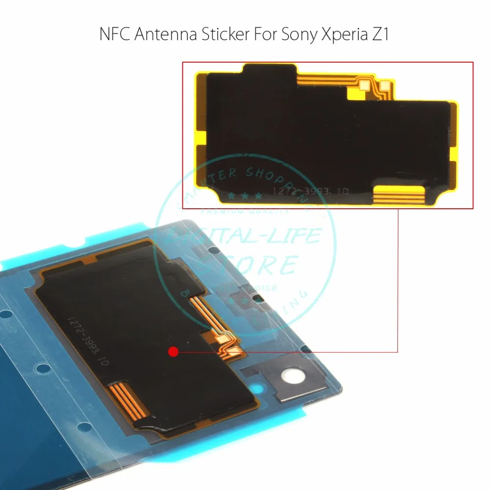 Для Sony Xperia Z1 L39h NFC антенна клейкая наклейка IC чип замена Ремонт Запасные части |