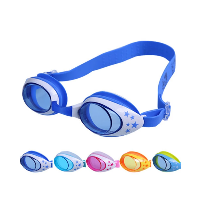 Бренд COPOZZ 1* детские очки для плавания на открытом воздухе, детские очки для плавания, противотуманные очки для плавания, регулируемые