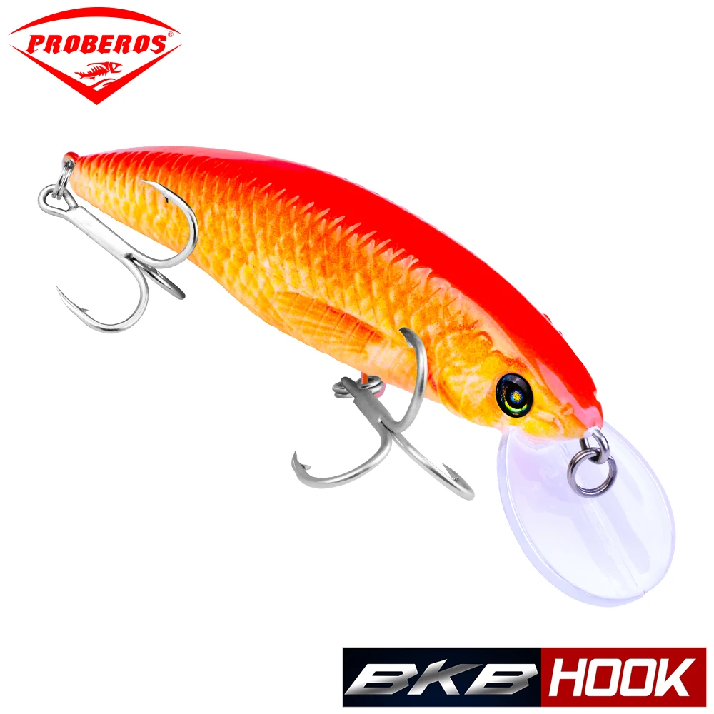 

1pc PRO BEORS fishing lure 10.3cm-13.2g Fishing Tackle Exported to Japan Market Minnow Bait 6 color fishing bait with retail box