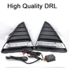 ECAHAYAKU Matt style E4 12V LED Car DRL daytime running lights fog lamp with turn off and dimming Relay for Ford Focus 3 2012-14 ► Photo 1/6