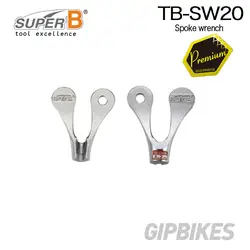 Супер B TB-SW20 говорил гаечный ключ для 3,2 мм (0,127 соска) точно обработанные, термообработка твердости