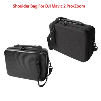 

Drone Shouler Bag Case for DJI MAVIC 2 PRO/MAVIC 2 ZOOM 1680D/PU Handbag for 3 Batteries Storage and Drone Accessories
