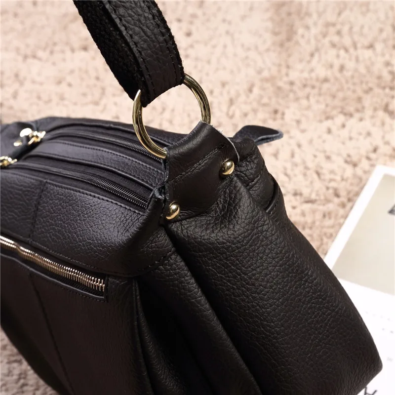 Новая женская брендовая сумка из натуральной кожи в стиле ретро, первый слой кожаной сумки-почтальона, сумка на плечо, Женская сумочка, повседневная сумка
