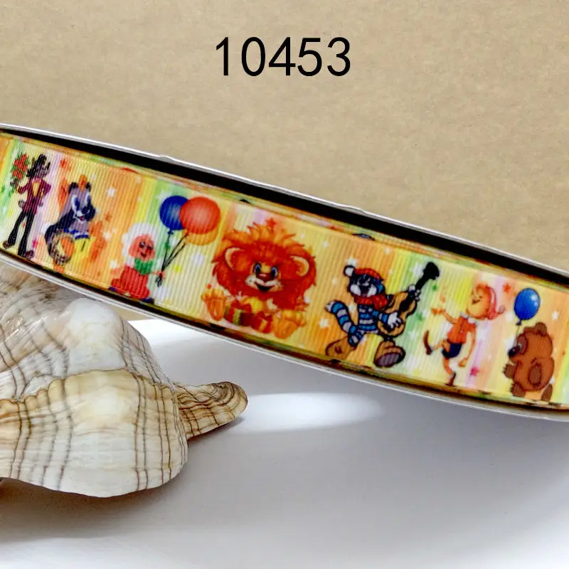 

Free shipping 2016 new arrival ribbons Hair Accessories ribbon 10 yards printed grosgrain ribbons 10453